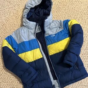 Boys LL Bean Puffer Size M 10-12
